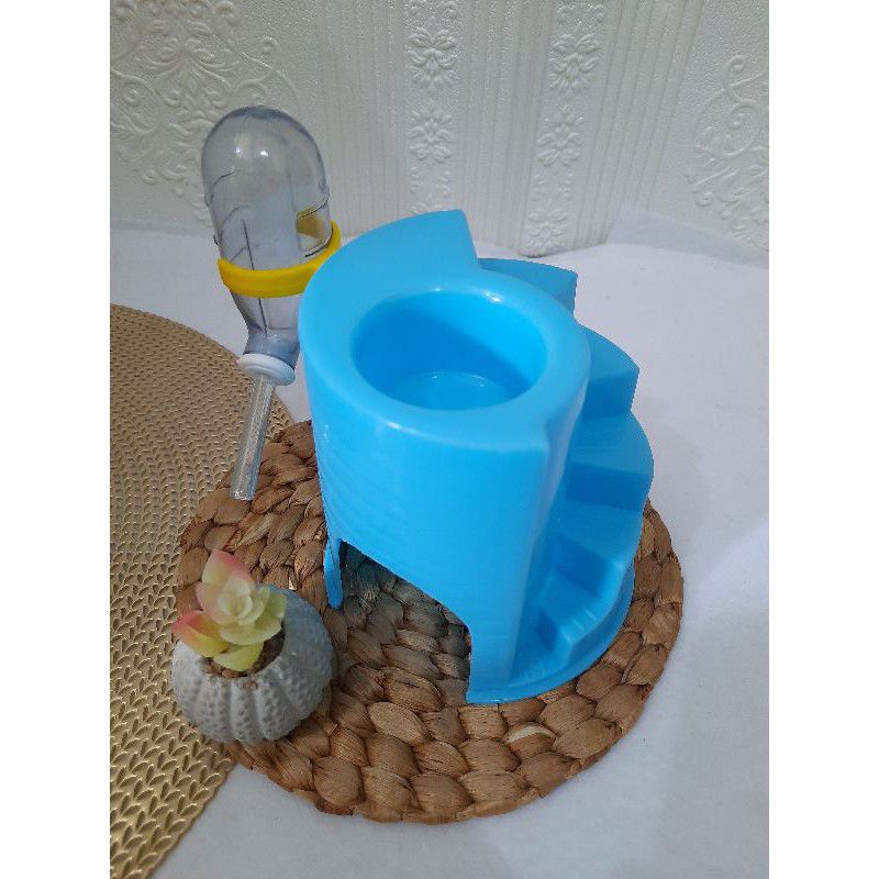 Sweet Castle Dot Botol 60 ml Tempat Tidur Wadah Makan Hewan Hamster Sugar