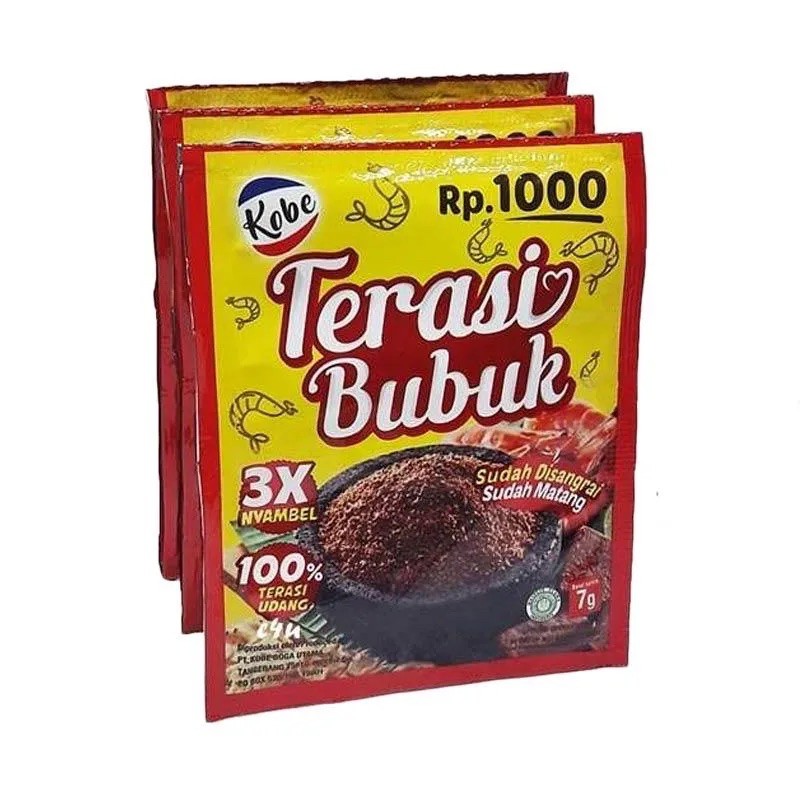 Terasi Bubuk Kobe 7Gr/Terasi Sachet/Terasi Bungkusan
