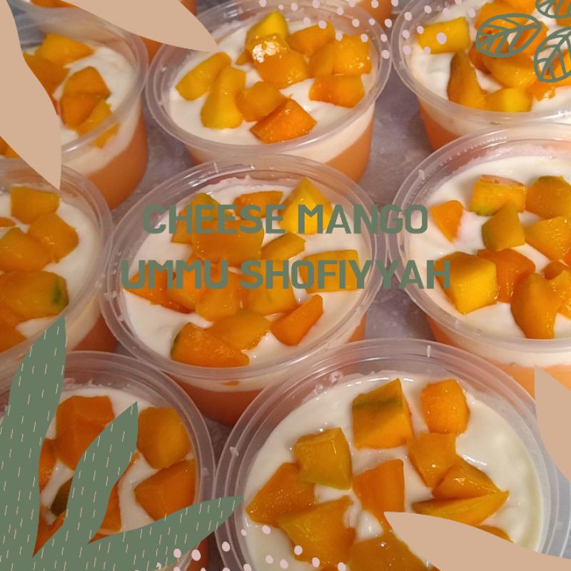 JABODETABEK | Cheese Mango | Puding | Mangga | Krim Keju @bukopandan_ummushofiyyah