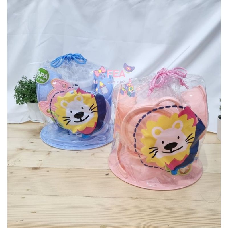 LUSTYBUNNY-SATU SET PARSEL PERLENGKAPAN MAKAN BAYI-PAKET KOMPLIT PERALATAN MAKAN BAYI-GIFT KADO BAYI