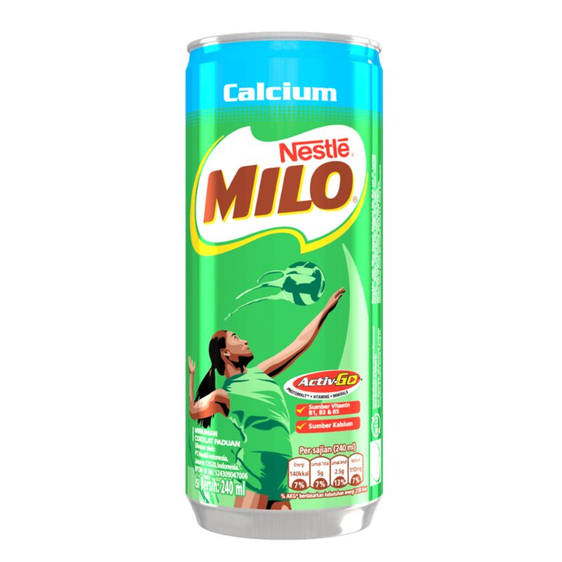 Milo Minuman Kaleng 240ml