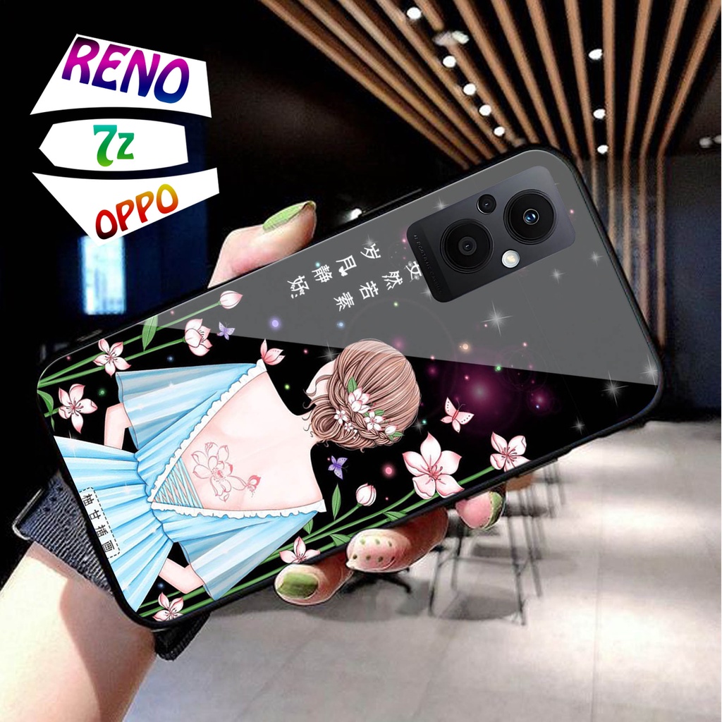 Softcase Kaca Oppo Reno 7 RENO 7Z  - Casing Hp Oppo Reno 7 RENO 7Z  - Case Hp Oppo Reno 7 RENO 7Z [H