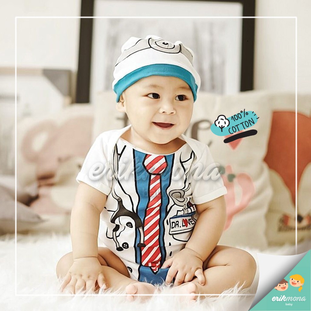 ❤️ baju bayi jumper bayi baju anak karakter dokter doctor lucu ❤️