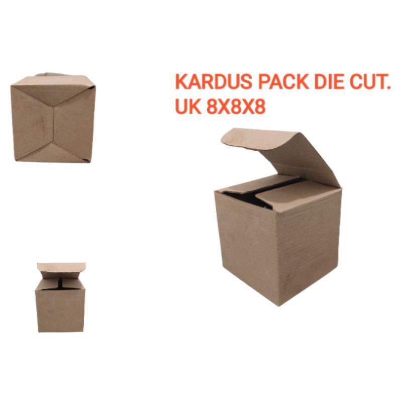 

termurah kardus packing Die_cut UK 8X8X8 POLOS