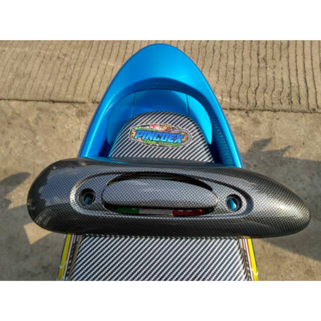 Cover knalpot scoopy  carbon Shopee Indonesia