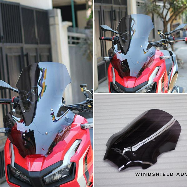 VISOR HONDA ADV 150 WINDHSHIELD HONDA ADV 150 ADV 150 MIKA ADV 150 KACA DEPAN ADV 150