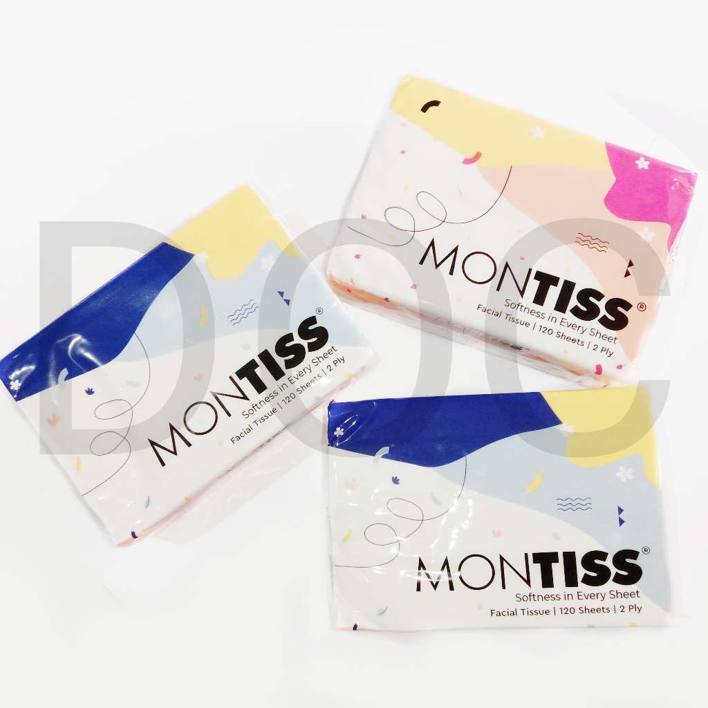 Montiss Facial Tissue 120 Sheets dan 200 Sheets