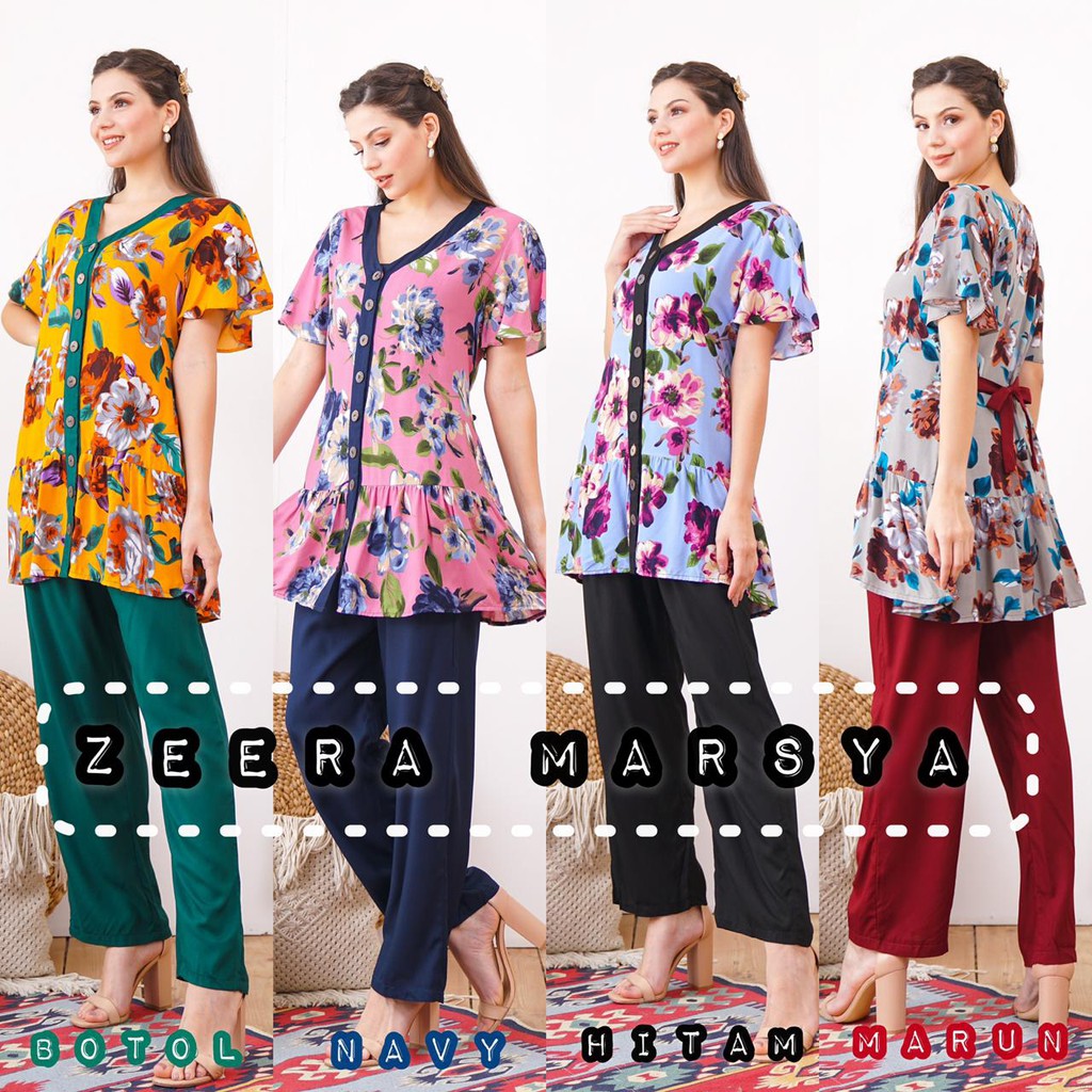 daster arab setelan celana zeera marsya
