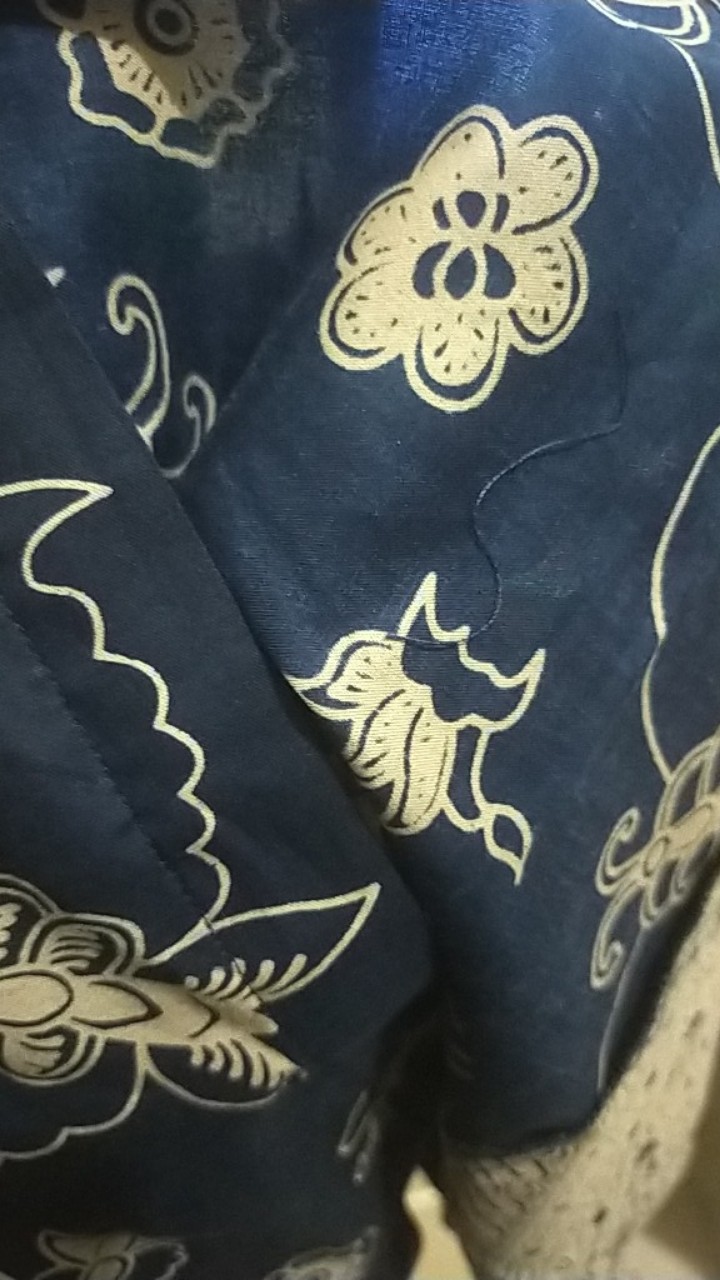 Kemeja Koko Batik Anak Lawasan Lengan Pendek Kombinasi Motif By Nattaline