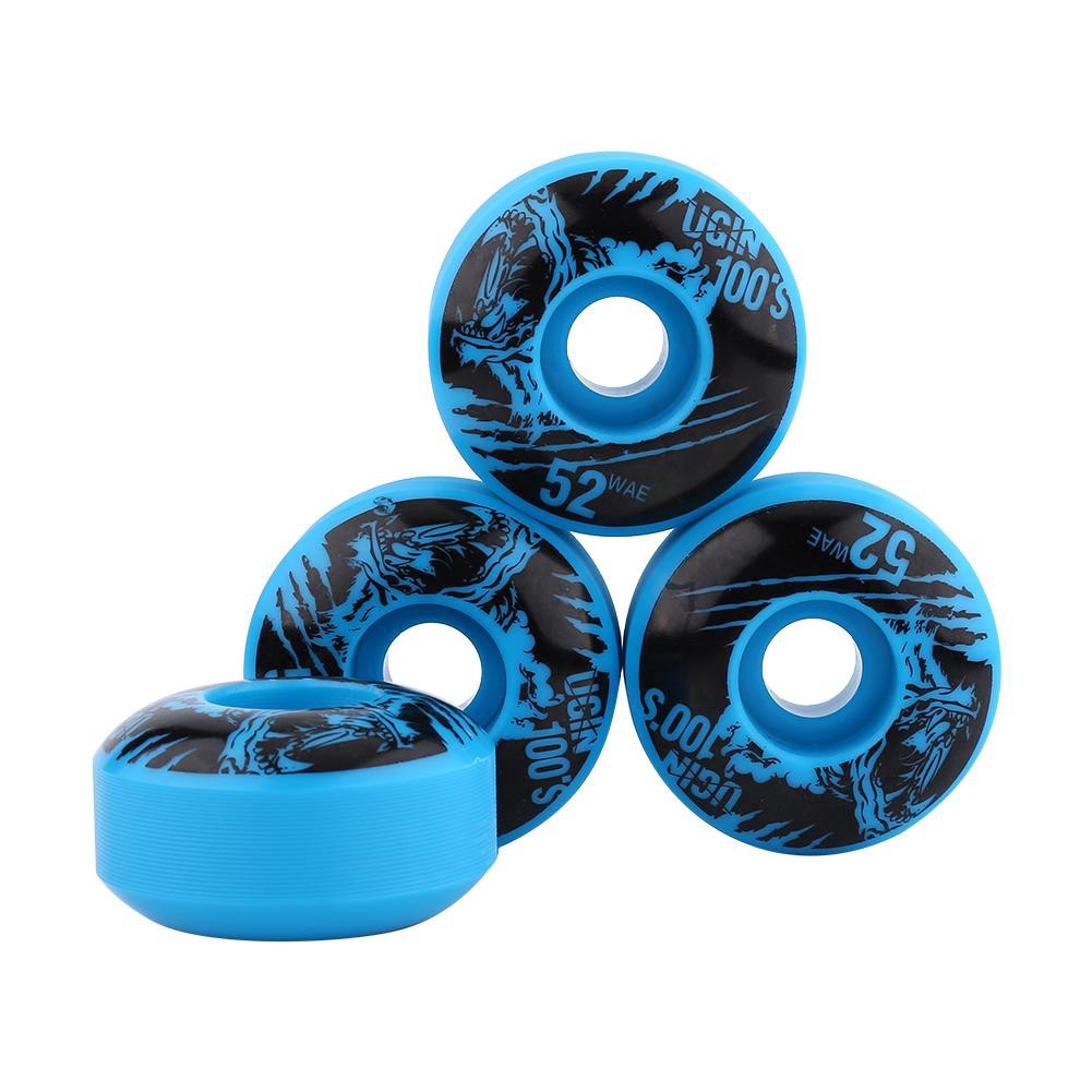 4pcs / set Roda Skateboard 95A 52x30mm Untuk Outdoor