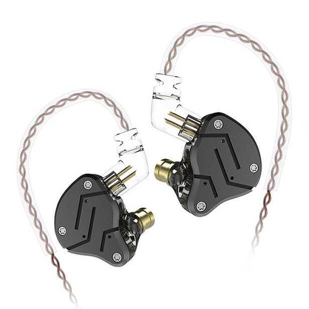 Promo Knowledge Zenith Hybrid Earphone 1Ba+1Dd With Mic - Kz-Zsn