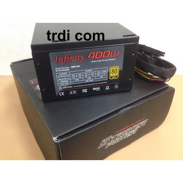 Terbaru    PSU 80 plus INFINITY POWER SUPPLY 400W PURE Garansi ORIGINAL RESMI    Murah