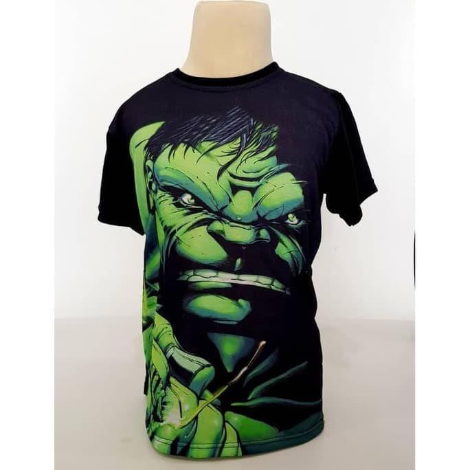 Kaos Anak Laki-Laki Hulk Hitam - S