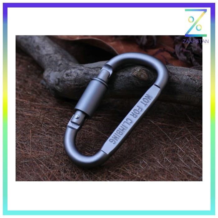 Outdoor Quickdraw Carabiner Buckle Hanging Aluminium / Gantungan Tas -