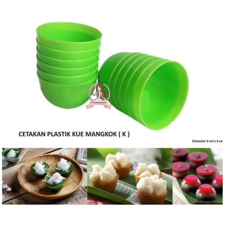 TERR MURAHH/CETAKAN KUE TALAM PLASTIK/MANGKOK/PUDING TALAM