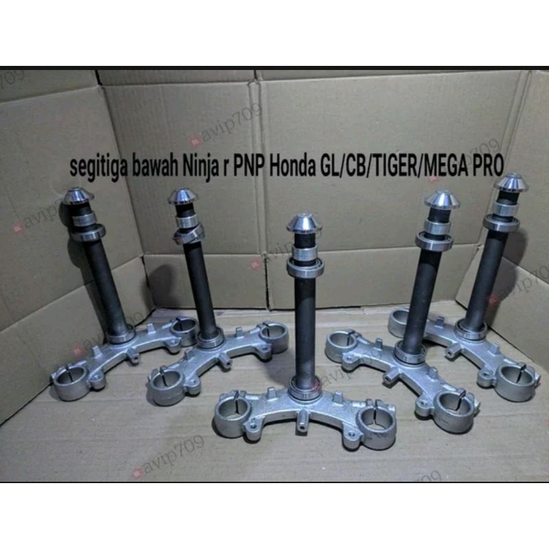 Segitiga T bawah Ninja R  pnp As komstir Honda GL/CB/TIGER/MEGAPRO/Verza