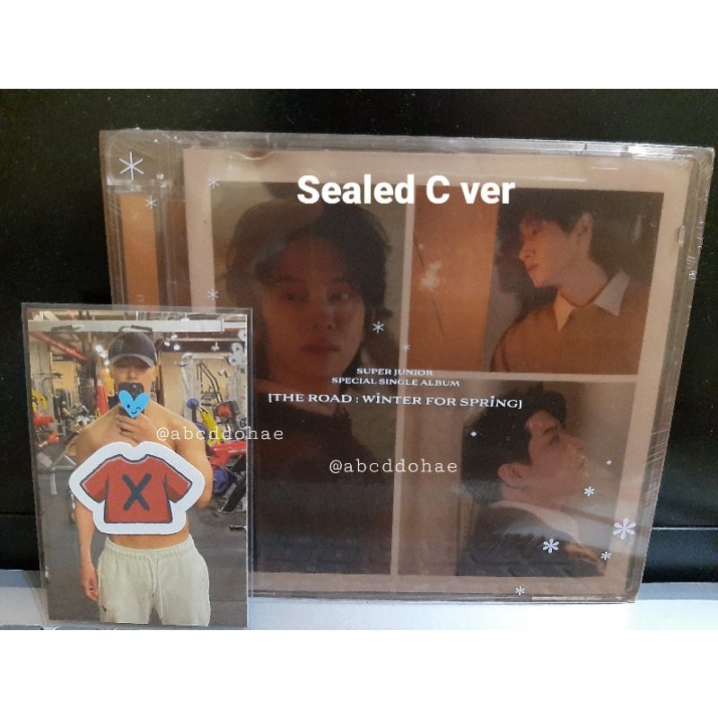 pc donghae gym album super junior the road winter for spring Callin suju