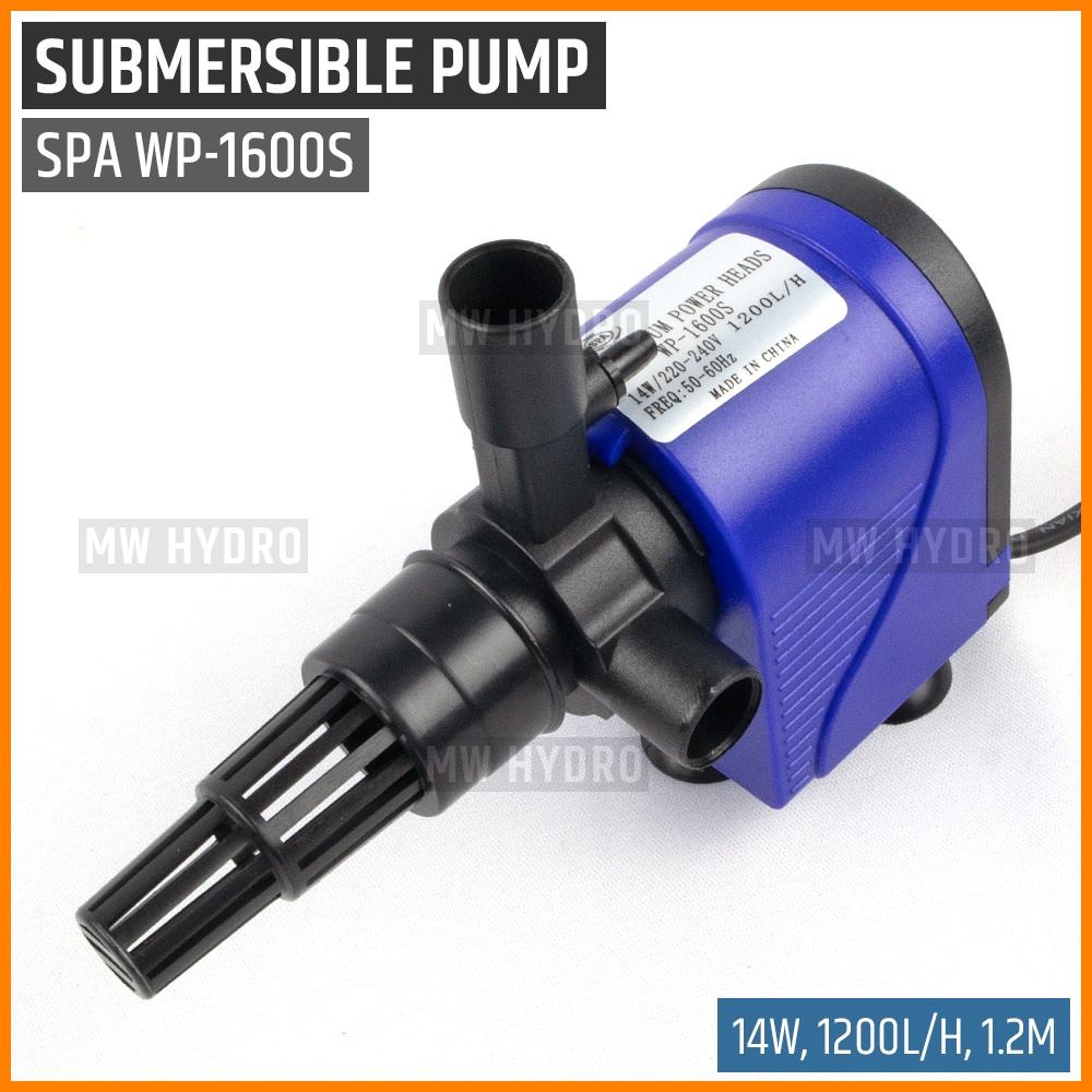 SPA WP-1600S, Submersible Water Pump, 3 in 1 - Pompa Air Celup