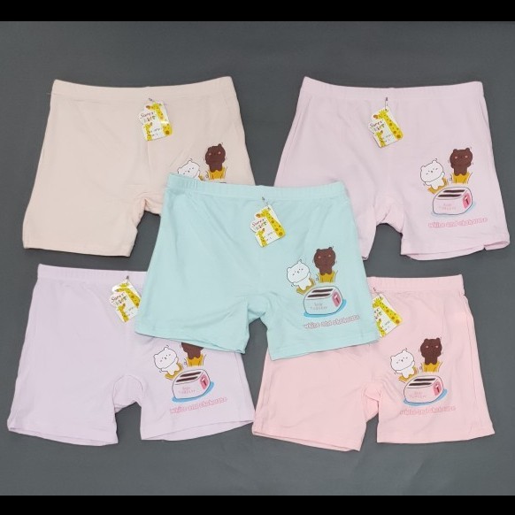 1Lusin Celana dalam boxer anak perempuan Sorex Kids HP787