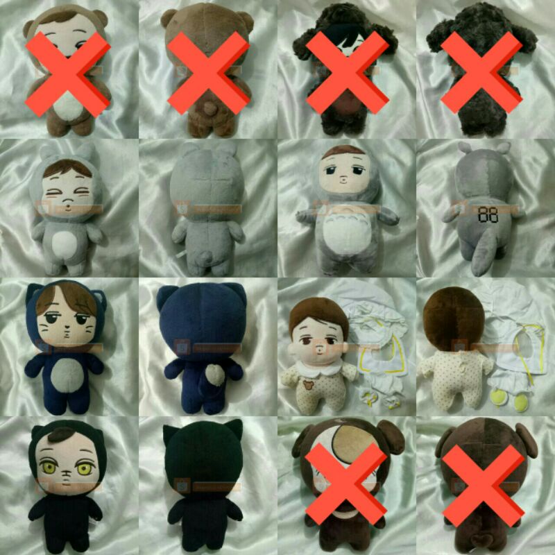 EXO Kai Kim Jongin 20cm 25cm Jjoni TotoroKai Catnini CMBdollnini Kaguar Doll