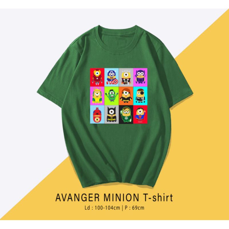 T-SHIRT / TUMBLR KAOS MINION AVENGER OVERSIZE PREMIUM