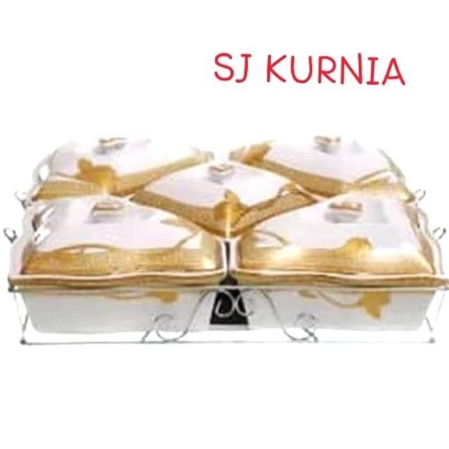 Prasmanan VICENZA Persegi Empat (Isi 5), Bisa GRAB Same Day