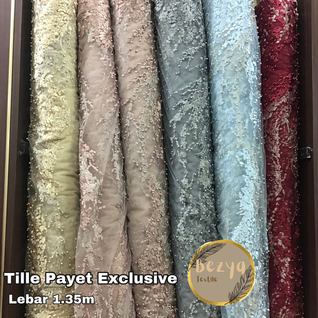 Tille Payet Ekslusif /  Tille Payet 3D / Tille Import / Tille Pesta / Tille Kebaya