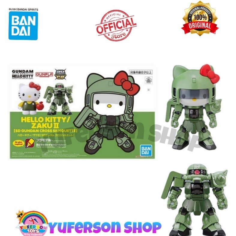 Jual Gundam Hello Kitty Zaku 2 Sd Gundam Cross Silhouette 061030