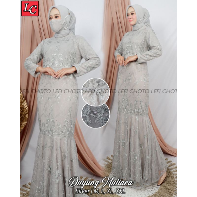 GAMIS DUYUNG LEFI 2/GAMIS LEBARAN/GAMIS MEWAH