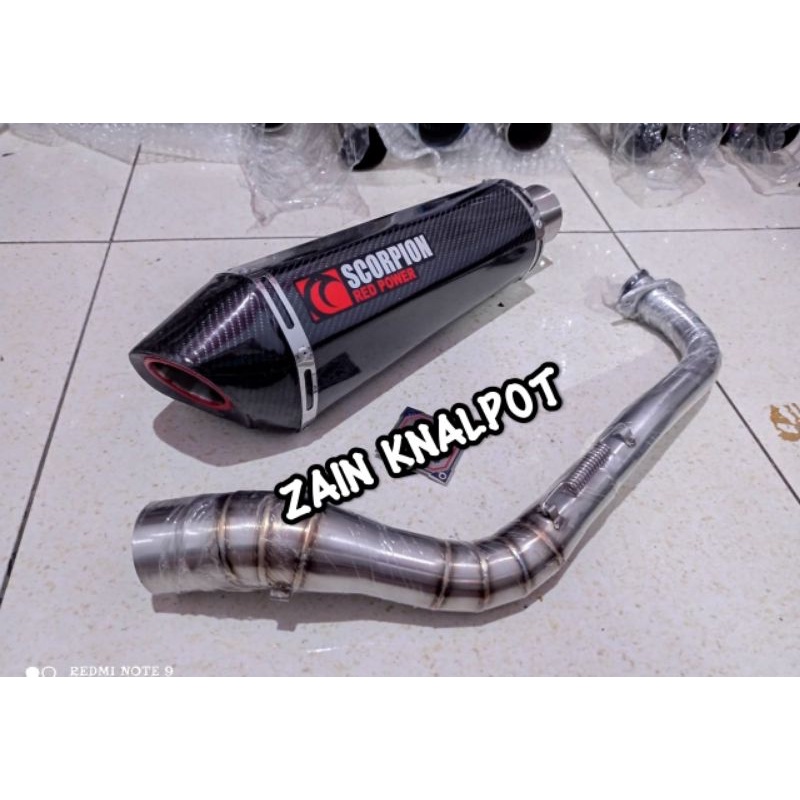 KNALPOT SCOOPY KNALPOT RACING SCOPY KNALPOT SKUPI KNALPOT MOTOR HONDA SCOOPY MERK KNALPOT SCORPION