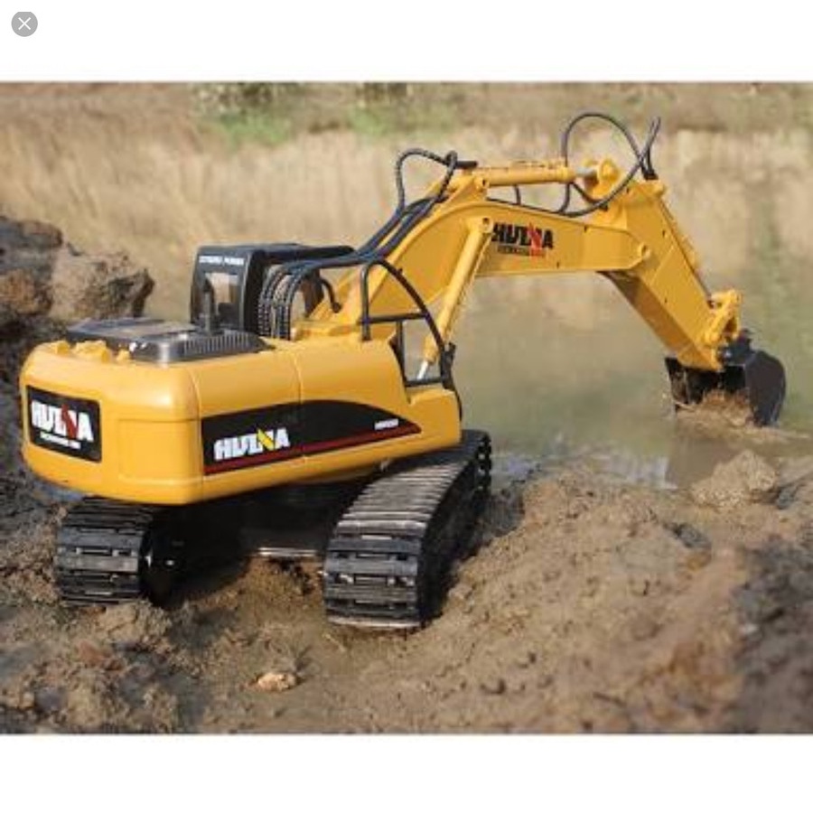 Mainan Remot Control Excavator Huina Model Bachoe RC Caterpilar harga murah
