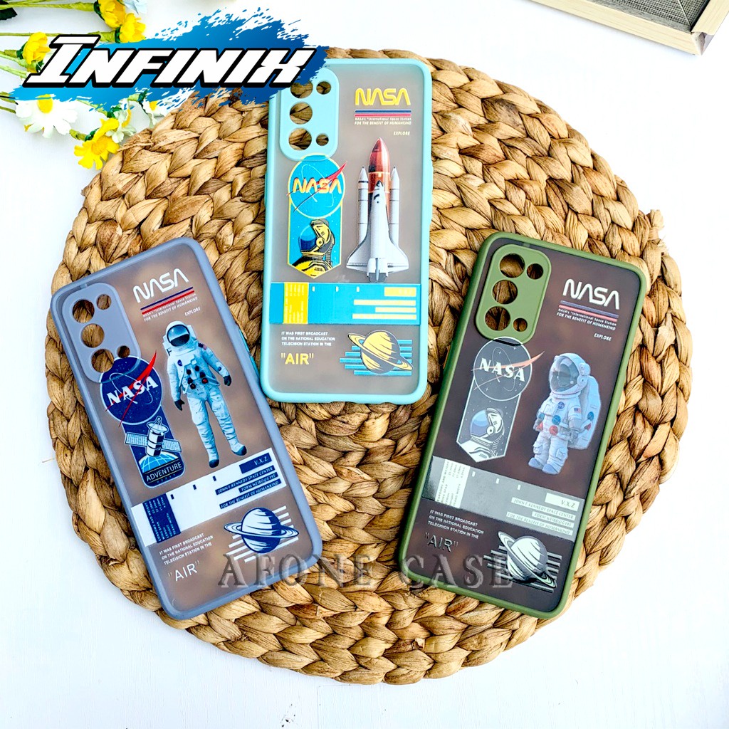Casing Handphone Pelindung Kamera Nasa Infinix Smart 5 Smart 4 Hot 10 Hot 9 Play Note 7 Hot 10S Hot 