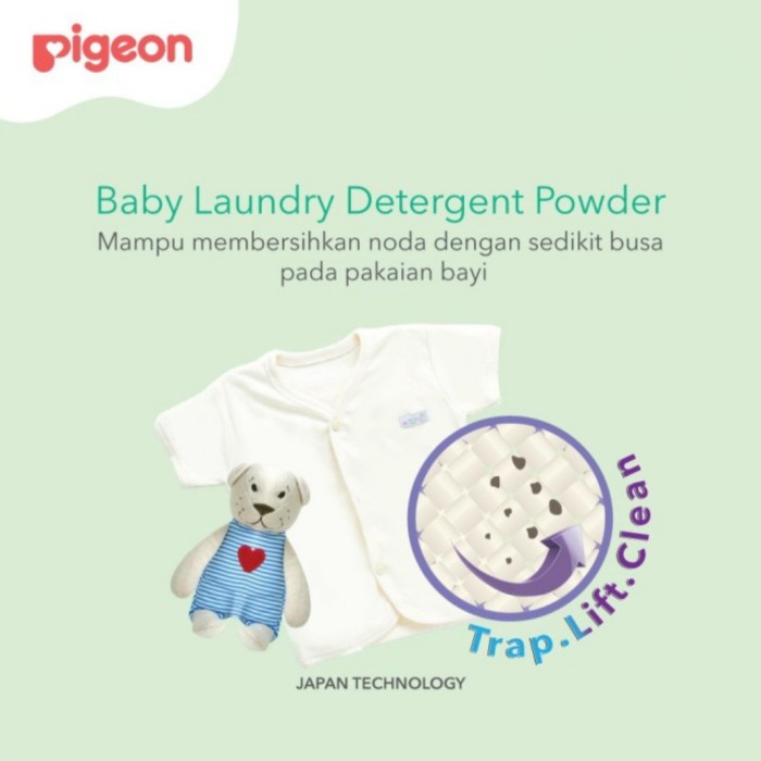 PIGEON Baby Laundry Detergent Powder 1kg Deterjen Baju Bayi