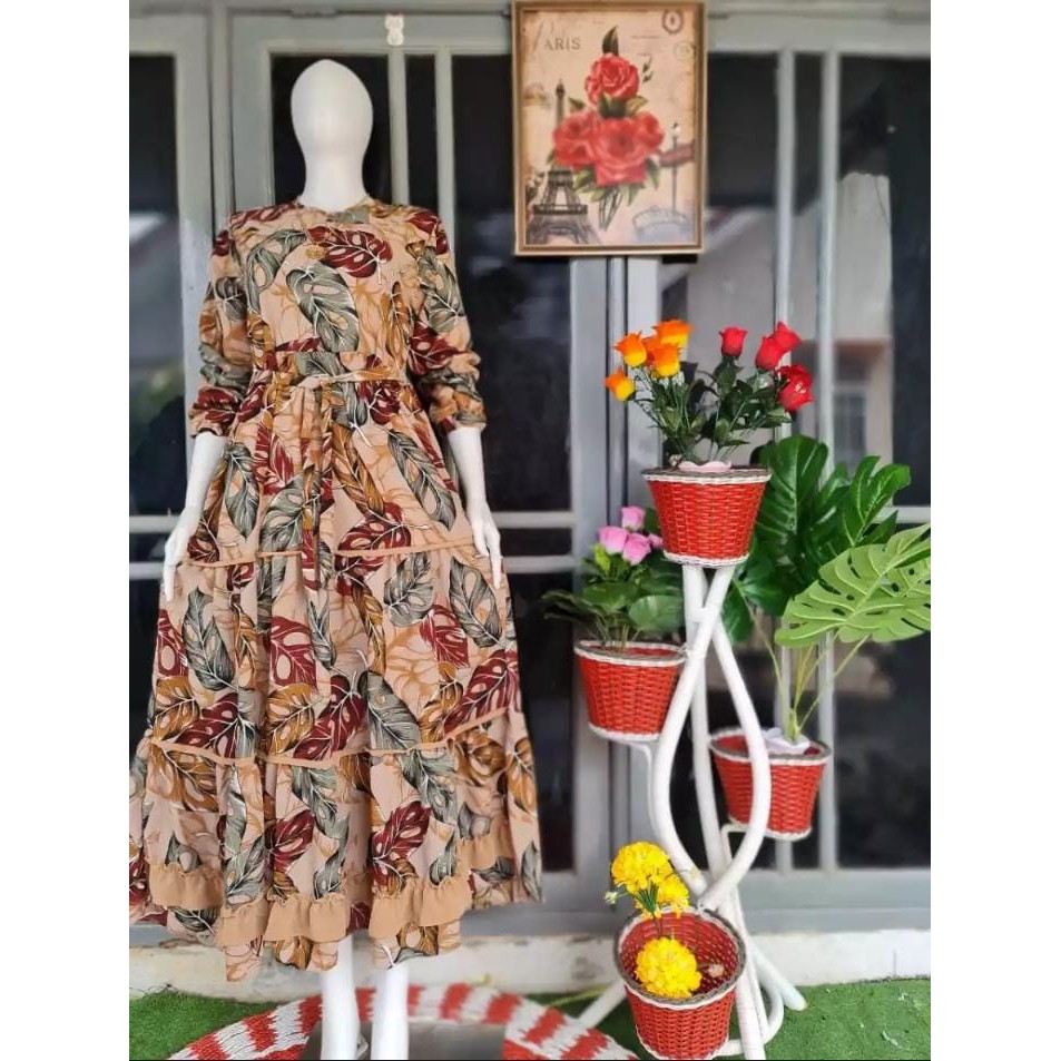 GAMIS MONALISA PLAT JANDA BOLONG// MONALISA UMPAK//MONALISA SUSUN