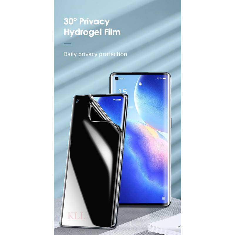 Pelindung Layar Hydrogel Anti Spy Untuk OPPO Realme Q2 Q3 Q5 Pro Q2i Q3i Q3S Realme V3 Vll V15 V25 V5 V13