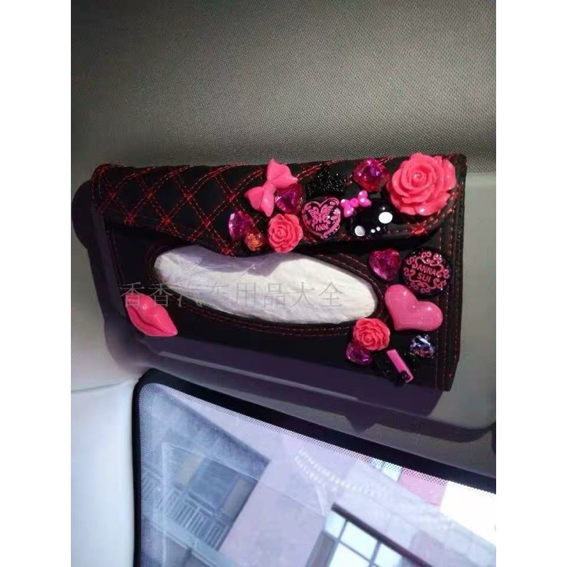 tempat tissue mobil sunvisor kotak tissue mobil anna sui