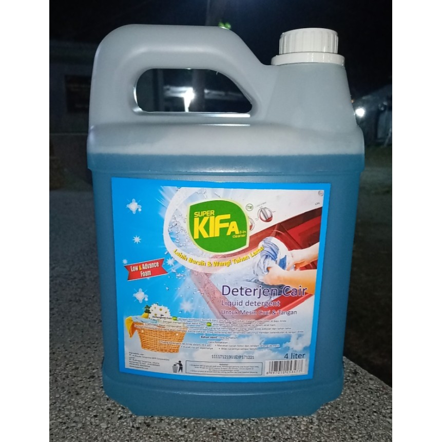 [4 LITER] KIFA DETERGEN CAIR / KIFA DETERJEN LIQUID / DETERJEN LAUNDRY