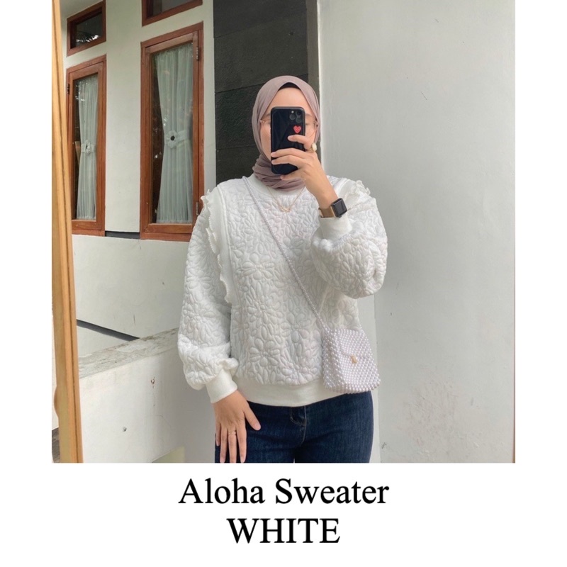 Aloha Sweater White by Outfix_new