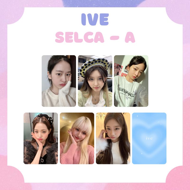 [IVE] PHOTOCARD SELCA IVE YUJIN GAEUL REI WONYOUNG LIZ LEESEO ‼️ BACA DESKRIPSI ‼️