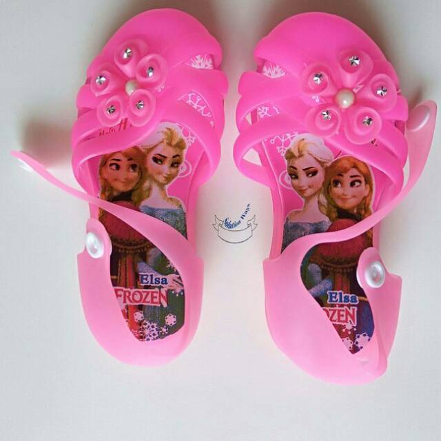 Sepatu Anak Perempuan Nyala Led Wanita JellyShoes Cewek