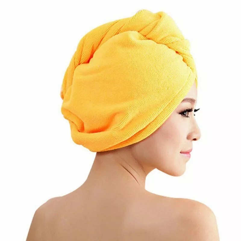 HANDUK KERAMAS KEPALA CEPAT KERING BAHAN MICROFIBER / HANDUK RAMBUT / HANDUK KEPALA MURAH