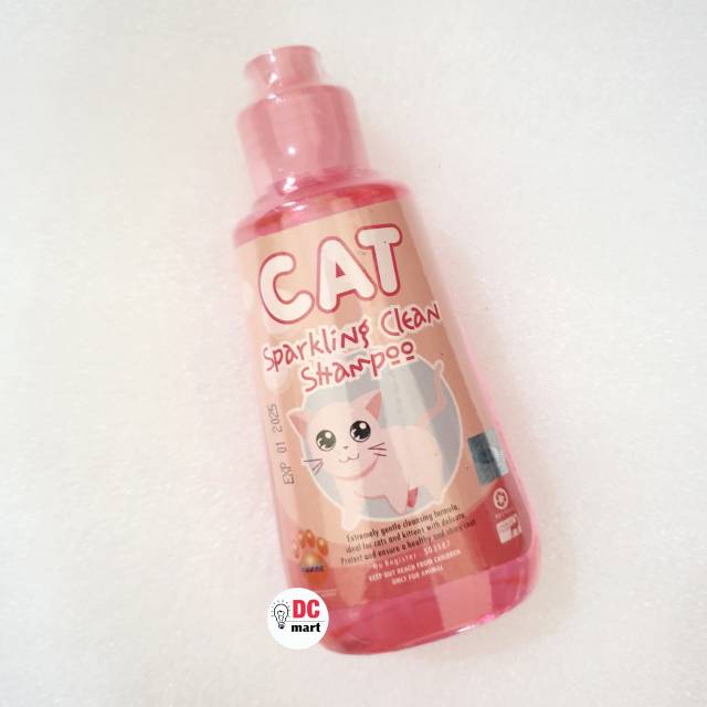 SPARKLING CLEAN CAT Shampo Hewan 150mL / Shampoo anjing kucing musang kelinci RAID ALL