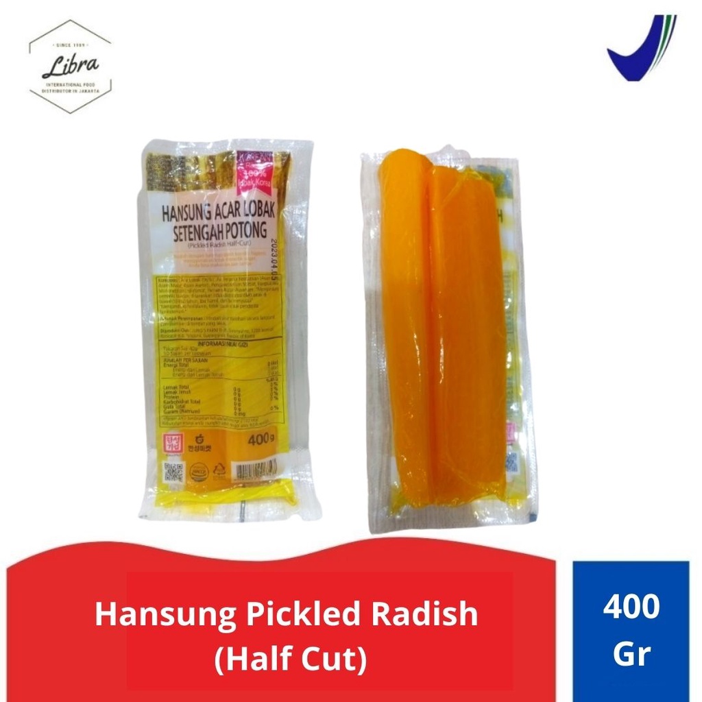 

Hansung Pikled Radish (Half Cut) 400 Gr