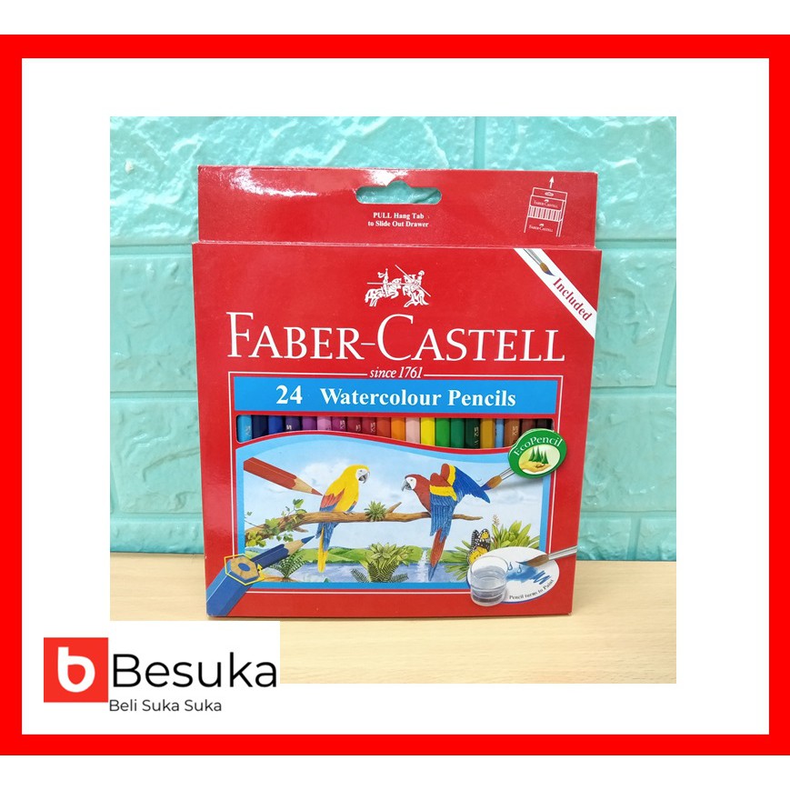

FABER CASTELL WATERCOLOUR PARROT 24L