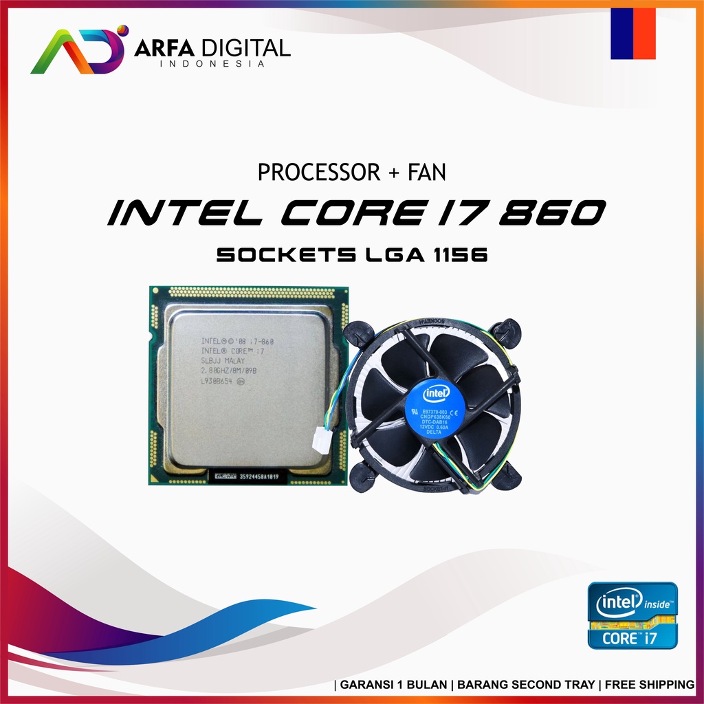 Processor Intel Core i7-860 2.8Ghz Cache 8MB [Tray] Socket LGA 1156