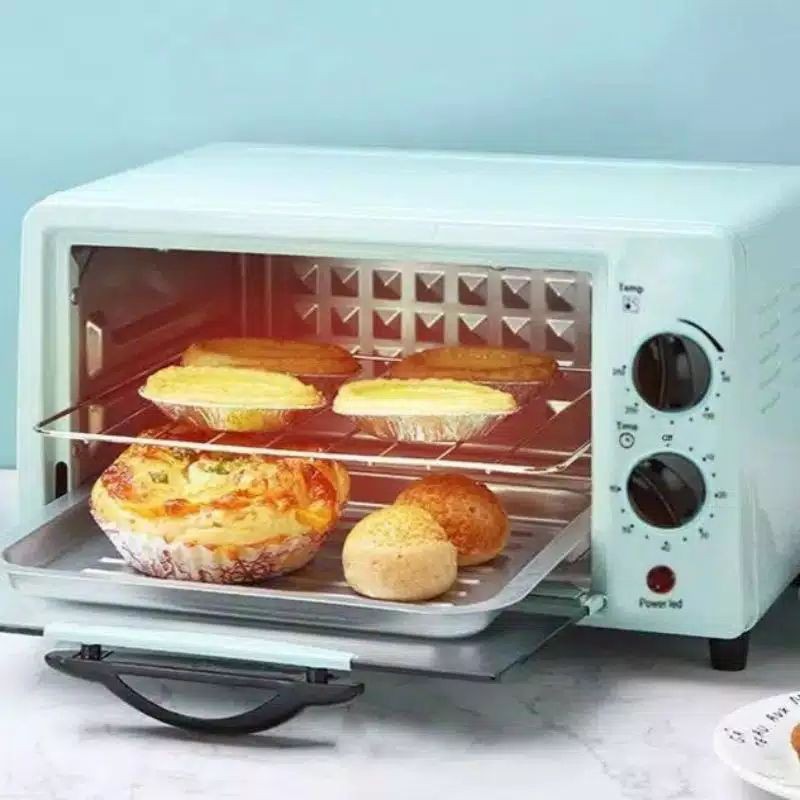 Oven Listrik , pemanggang , Kue , Electric Oven Button 12 Liter