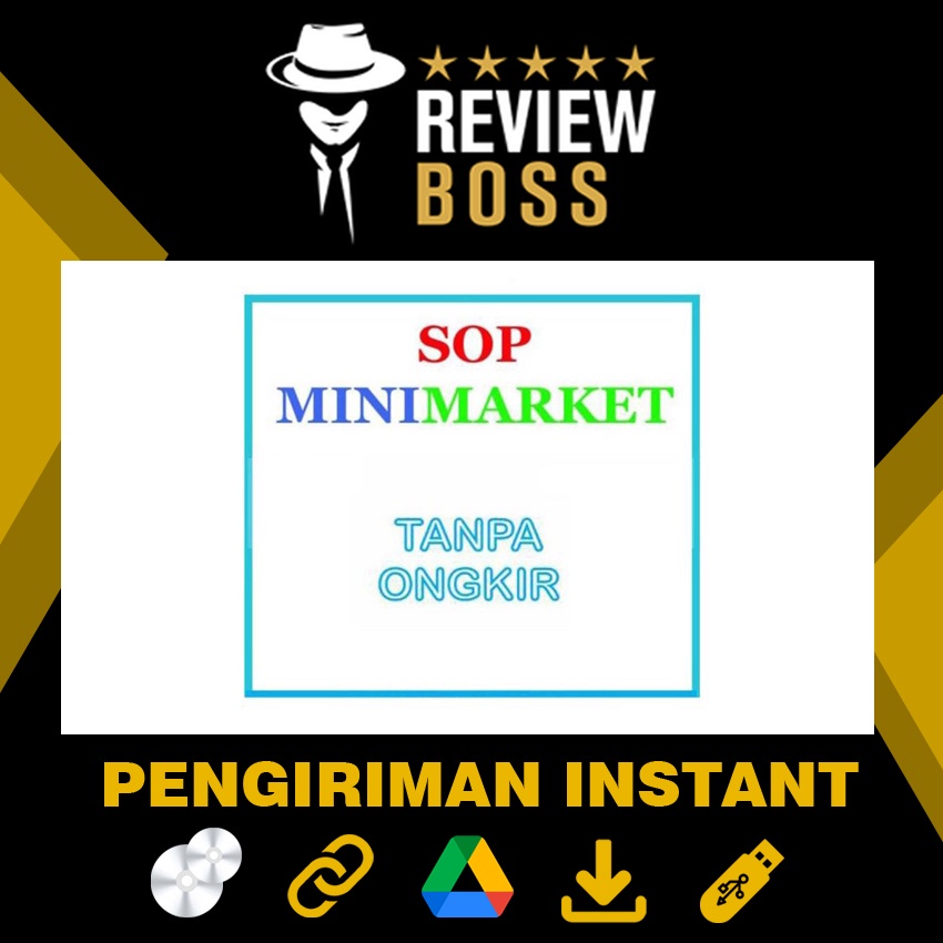 BUNDLE FILE S.O.P SOP MINIMARKET TOKO MODERN SWALAYAN RETAIL GROSIR