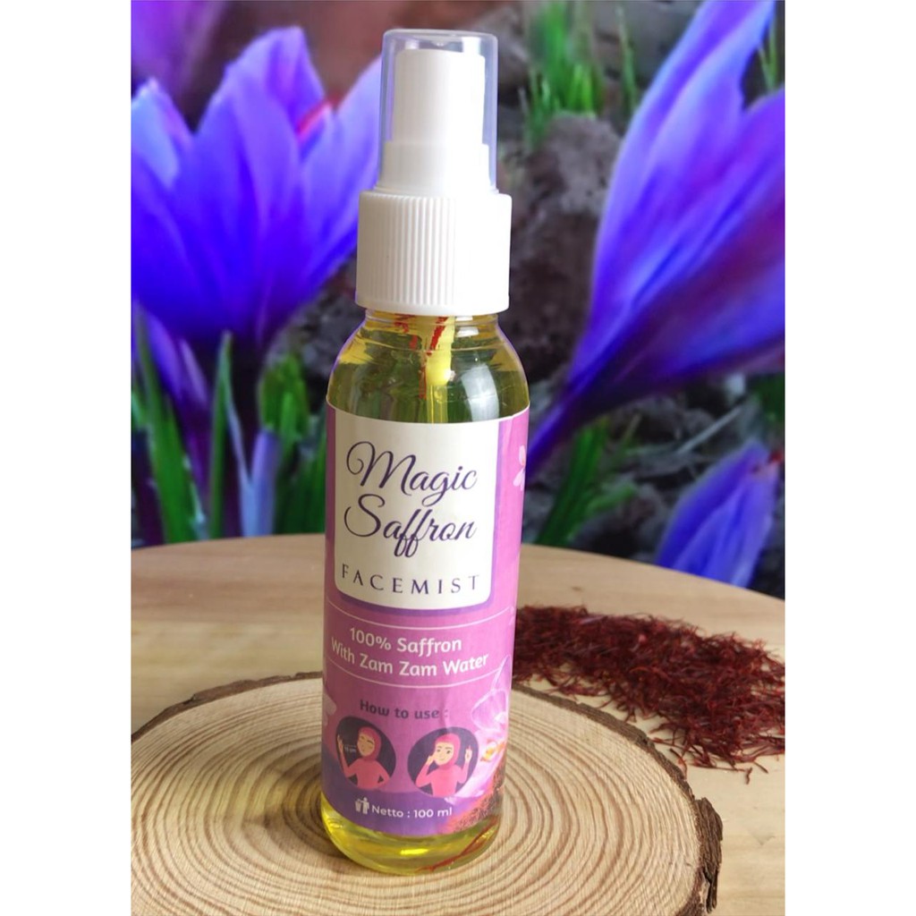 100ml EXCLUSIVE SAFFRON WITH ZAM ZAM WATER FACE MIST