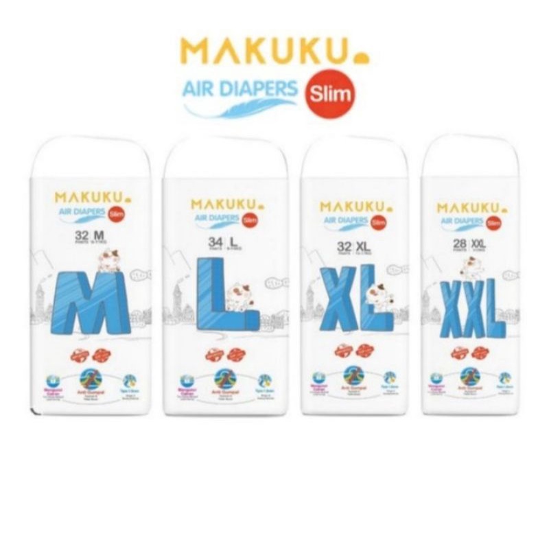 MAKUKU AIR DIAPERS SLIME+ TAPE NB28