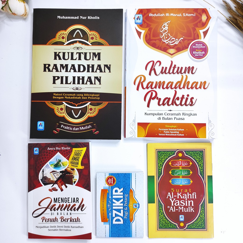 PAKET BUKU KULTUM RAMADHAN + YASIN - SOLUSI NGISI KULTUM LANCAR - BONUS 4 BUKU